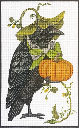Crow w/Pumpkin. MLT531