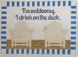 Im outdoorsy…deck