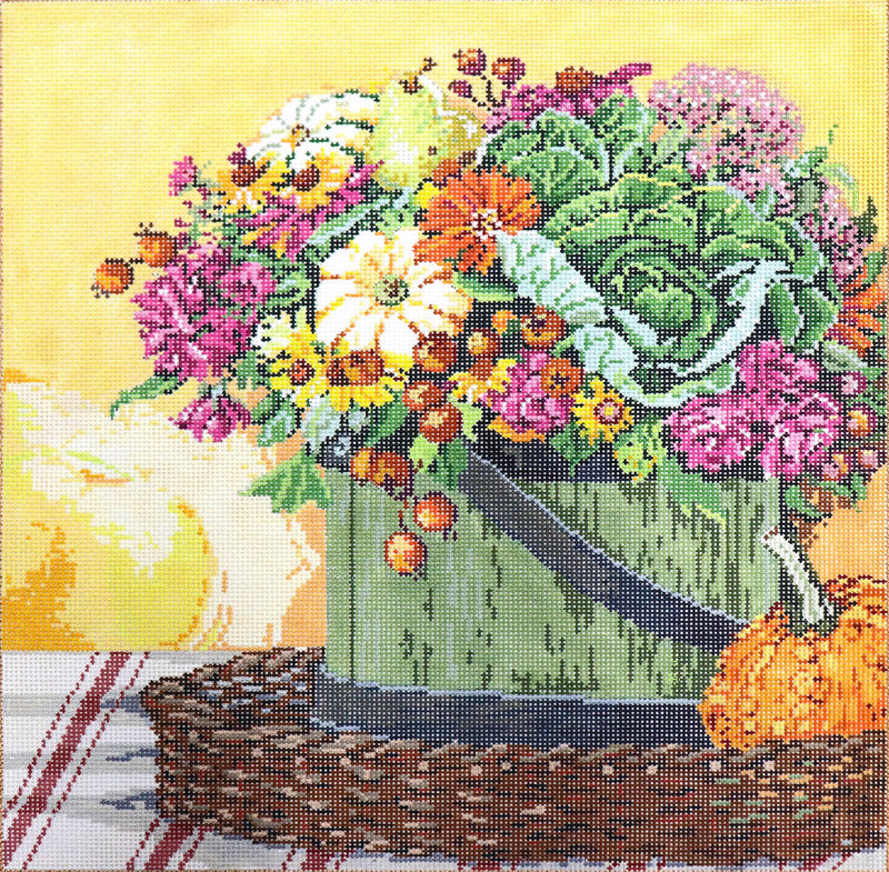 Floral With Gourd