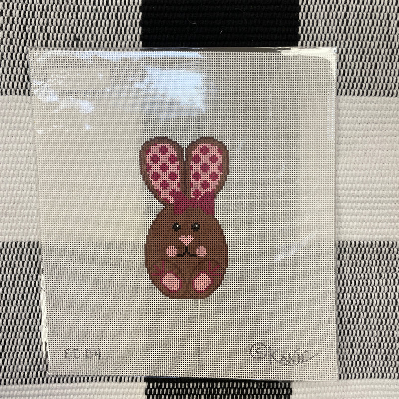 EB-01 EASTER BUNNY, BROWN/PINK