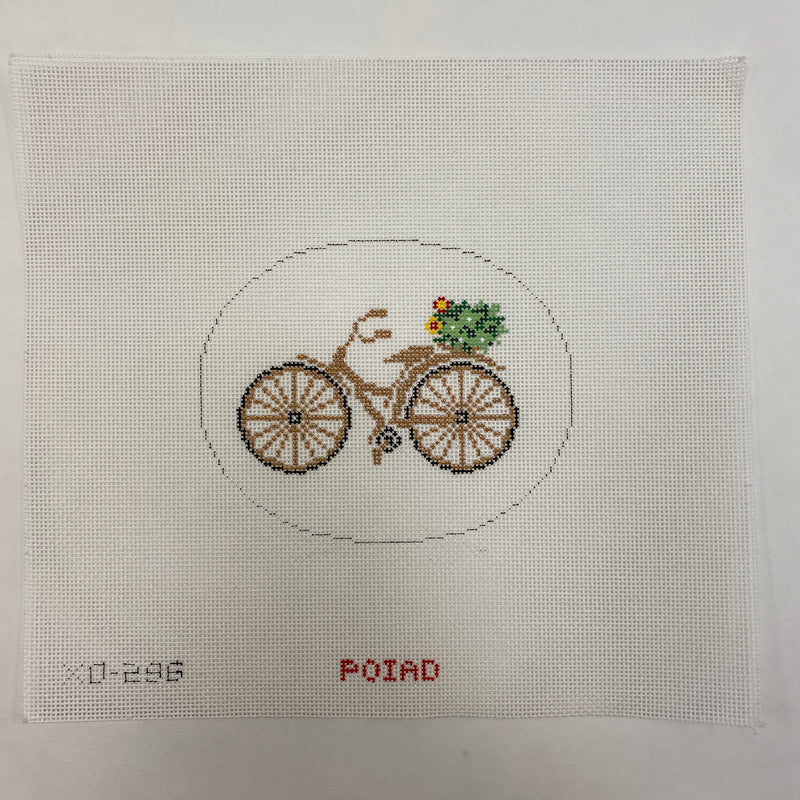 XO-296 - Gold Bicycle/with Flowers