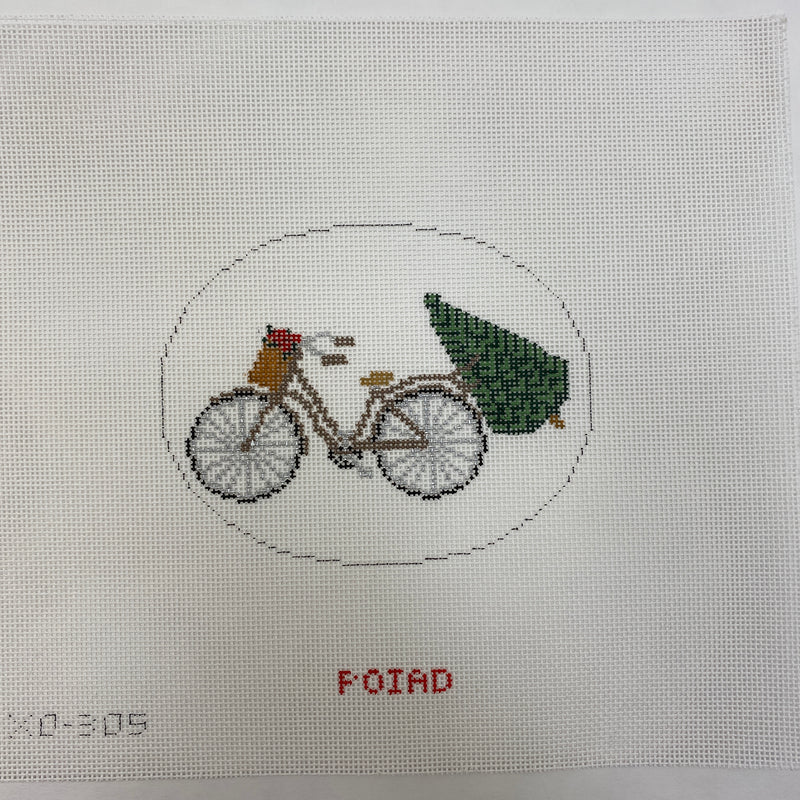 XO-305 - Bike with Tree & Poinsettias