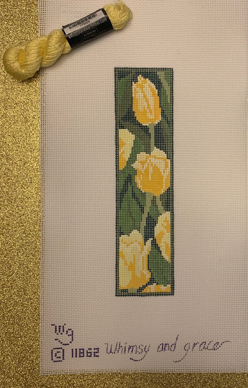 Wg11862 - Yellow Tulips Bookmark