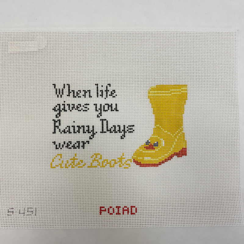 S-451 - When Life gives you rain...Wear cute boots