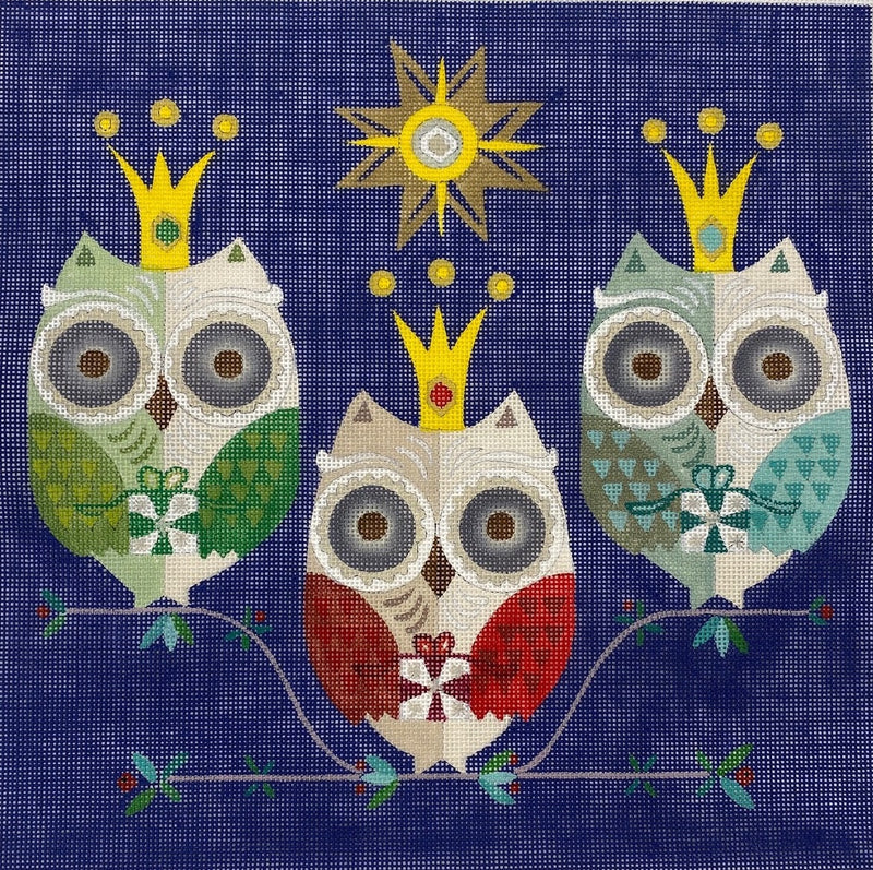 Three Wise Owls 18M