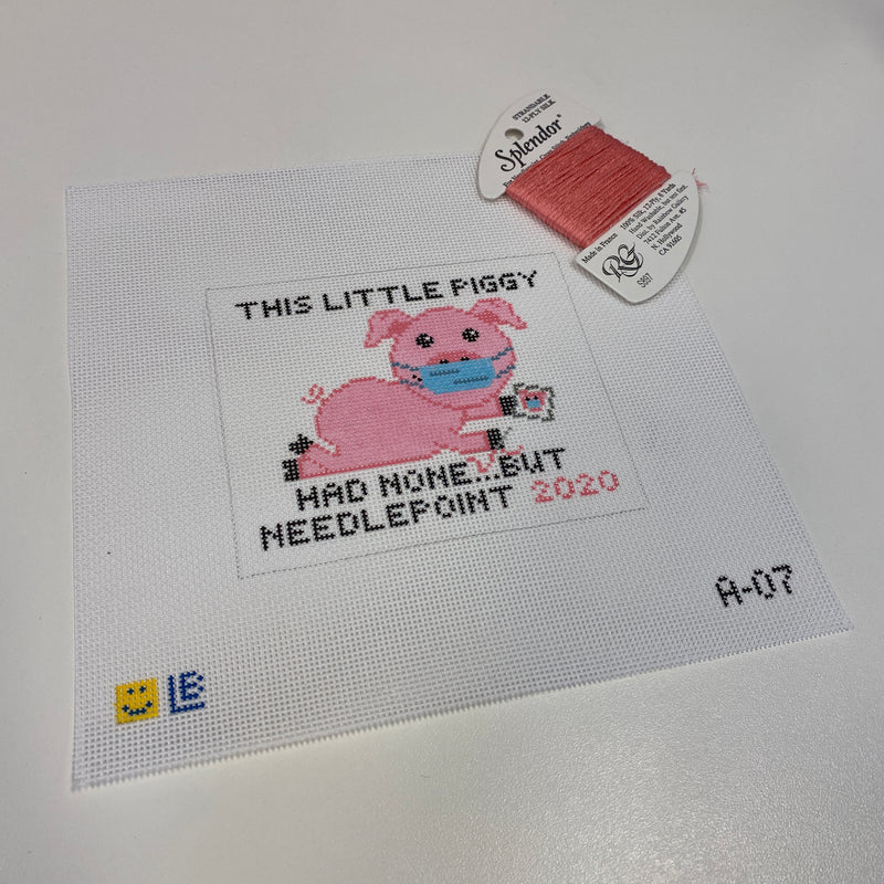 This Little Piggy Had None...But Needlepoint 2020