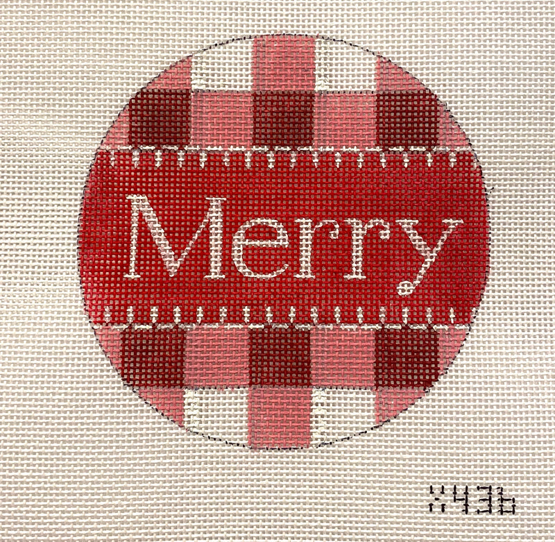 X436-Merry Gingham in Red