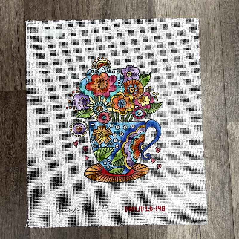LB-148 - Flowers in a Tea Cup