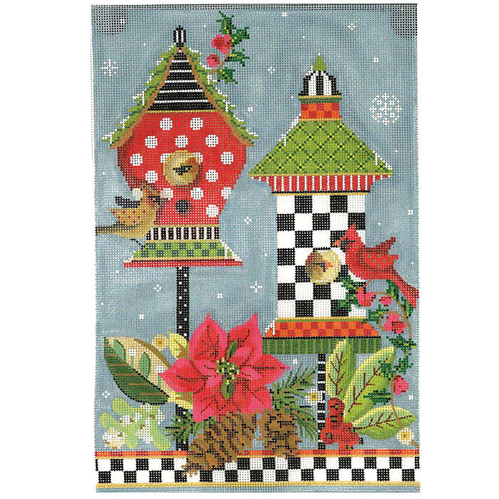 KC-KBH09-18TH-Winter Birdhouse Thread Kit