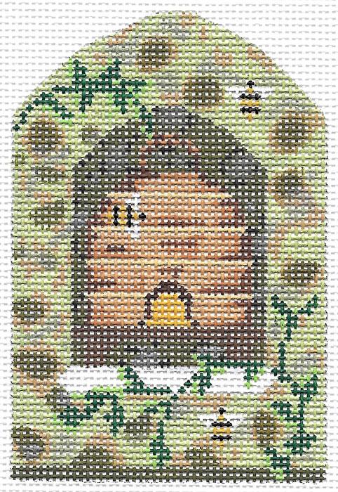 KC-KCBee05SG-Bee Skep in Field Stone Wall Stitch Guide