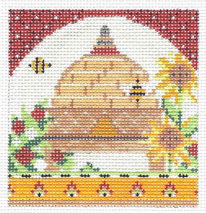 KC-KCBee08SG-Sunny Provence Bee Skep Stitch Guide