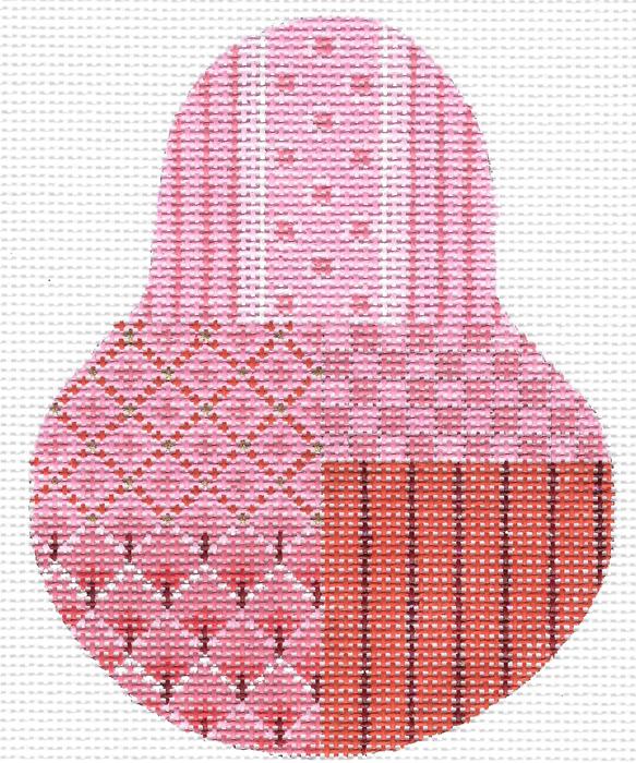 KC-KCN1414SG-Sassy Pink Sampler Red Stitch Guide
