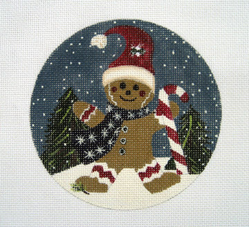 LK-02  - Gingerbread Man with Candy Cane
