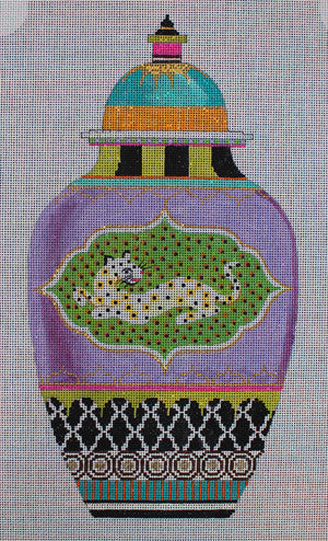 Urn/Tiger - BeStitched Needlepoint