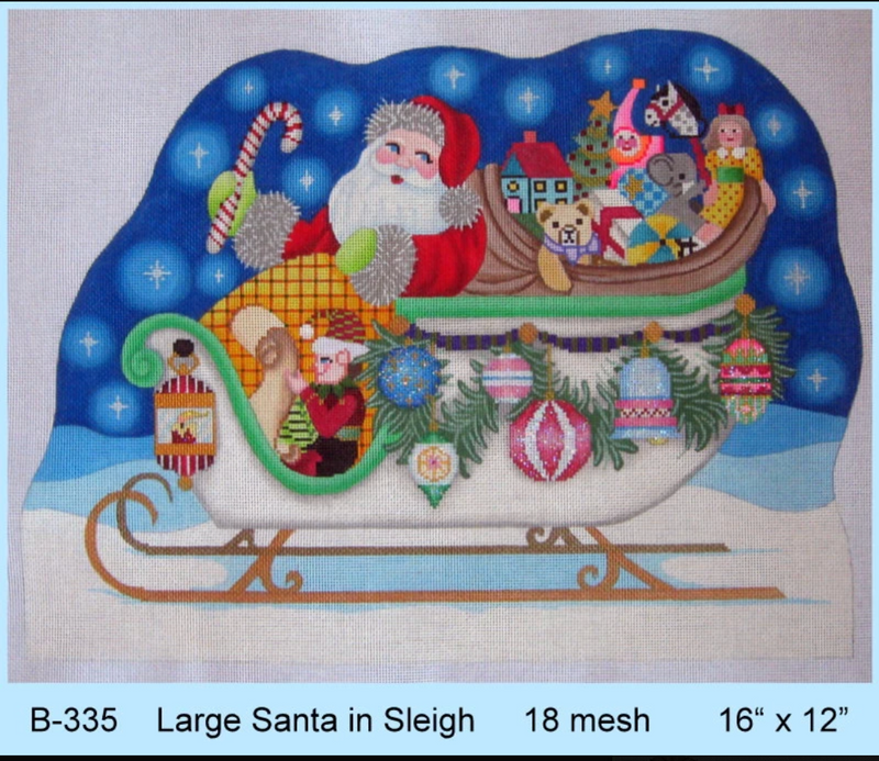 Large Santa in Sleigh