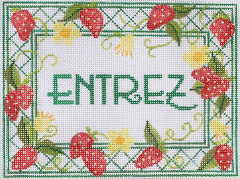 DH-04 - “Entrez” Strawberries (w/ stitch guide)