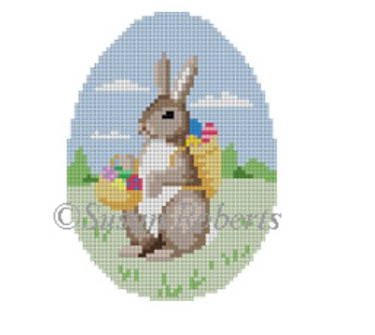 0443 - Rabbit w/ Egg Basket, egg
