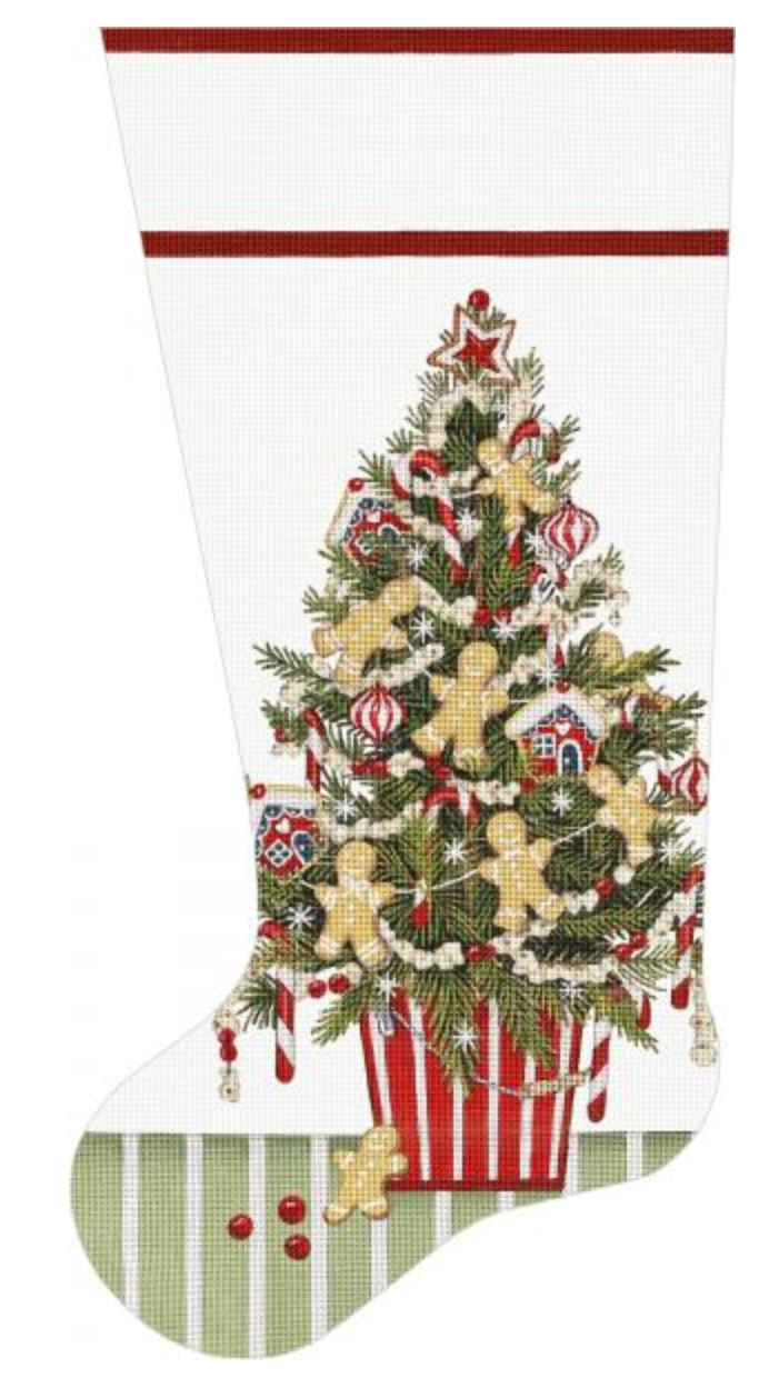 MLT693 - 18M GINGERBREAD TREE SOCK