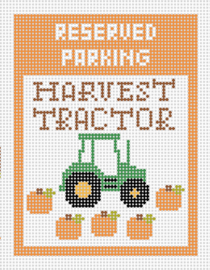 THSS-09 - RESERVED PARKING HARVEST TRACTOR, ORNAMENT