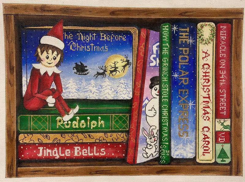 Christmas Bookcase
