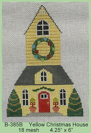 Yellow Christmas House