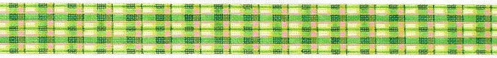 BL-12: Belt – Madras Single Pattern – greens, soft lime & pink