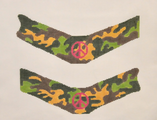 Camo Peace Thong - BeStitched Needlepoint