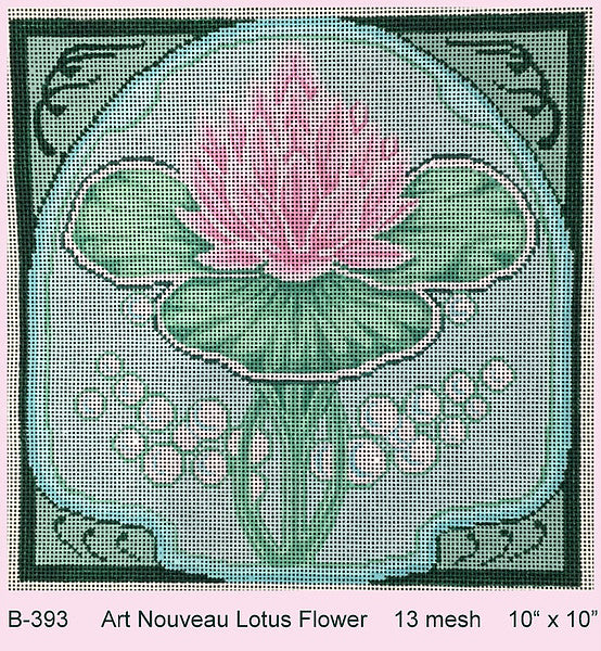 Art Nouveau Lotus Flower