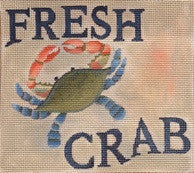 Fresh Crab - BeStitched Needlepoint