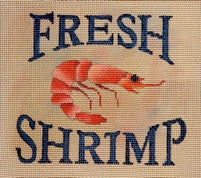 Fresh Shrimp - BeStitched Needlepoint