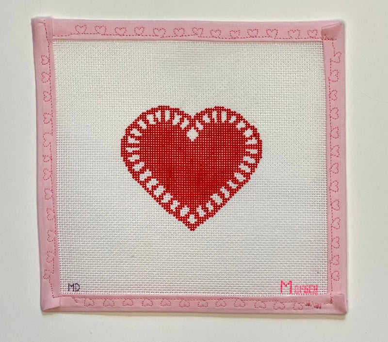 MD-10.01 Love Doily Red