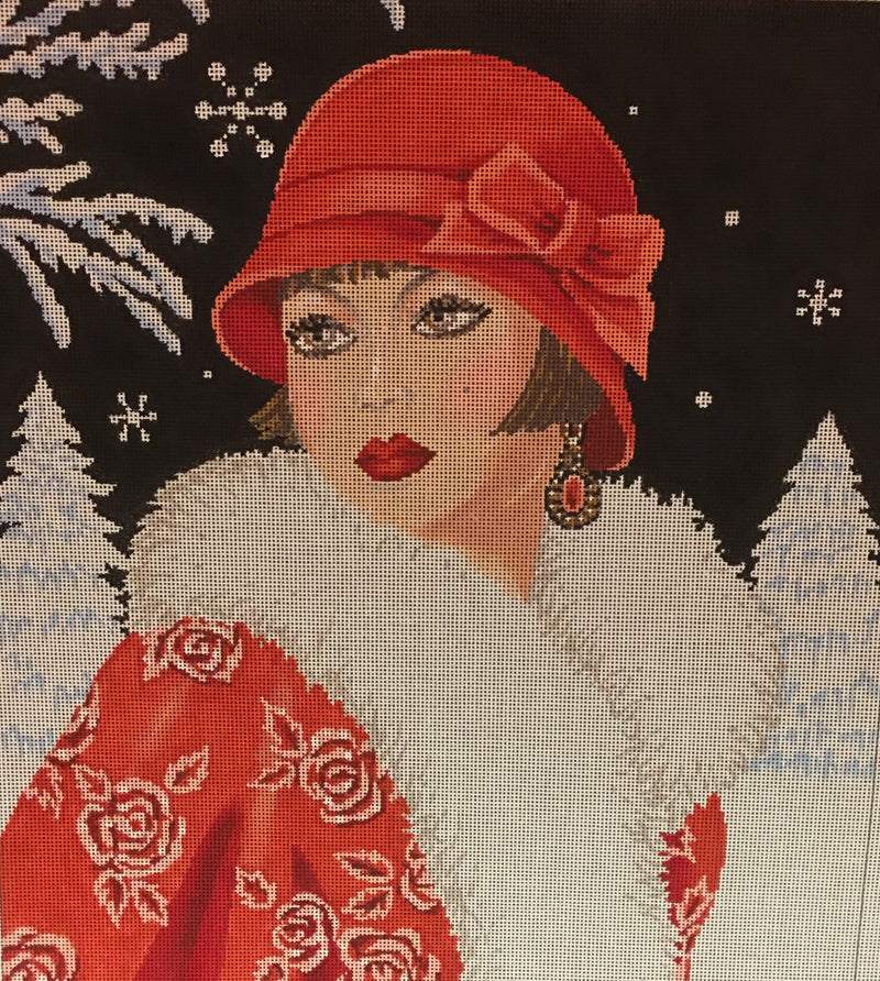 Art Deco Lady Winter