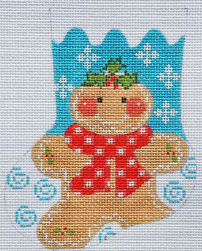 Gingerbread Girl Mini Stocking