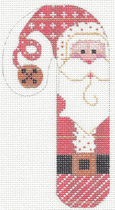 CH-23-13M - Santa Red/White Candy Cane
