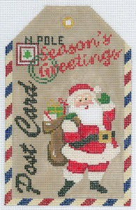 Gift Tags - Seasons Greeting Santa