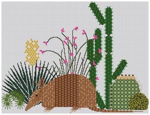 Armadillo & Cactus HC-A301