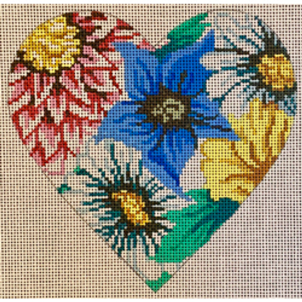 heart, fancy floral 40147