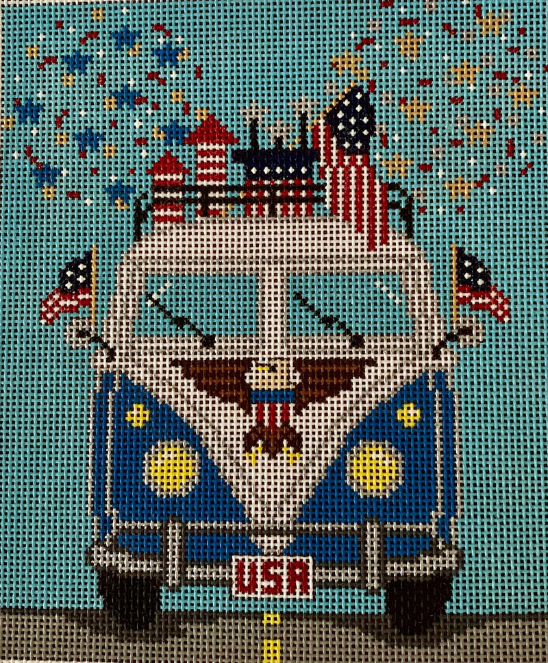 Fourth of July Micro Bus