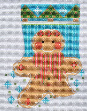 Gingerbread Man Boy Stocking