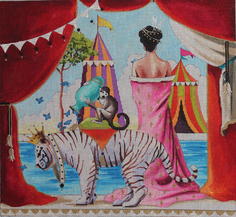 Siberian Tiger/Monkey/Lady/Tents