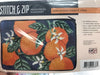 Stitch & Zip: Oranges Cosmetic Purse