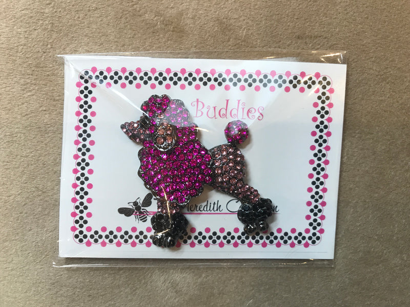 Accoutrement Designs Pink Poodle  jeweled