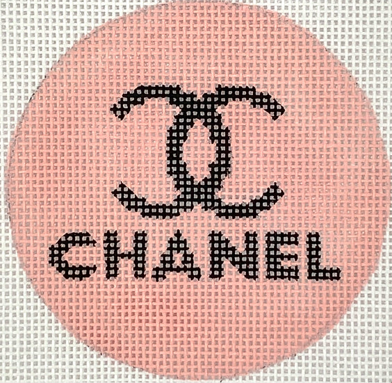 INSL3-51: Planet Earth & Lee 3” Round – Chanel C’s – black on shell pink