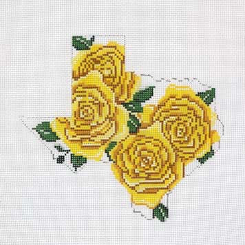 XO-213t State Shaped Texas Yellow Roses